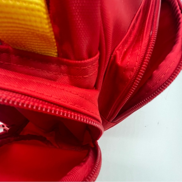 Miki House Japan Embroidered Usako Bunny Red Toddler Backpack w Chest Clip - Picture 6 of 7